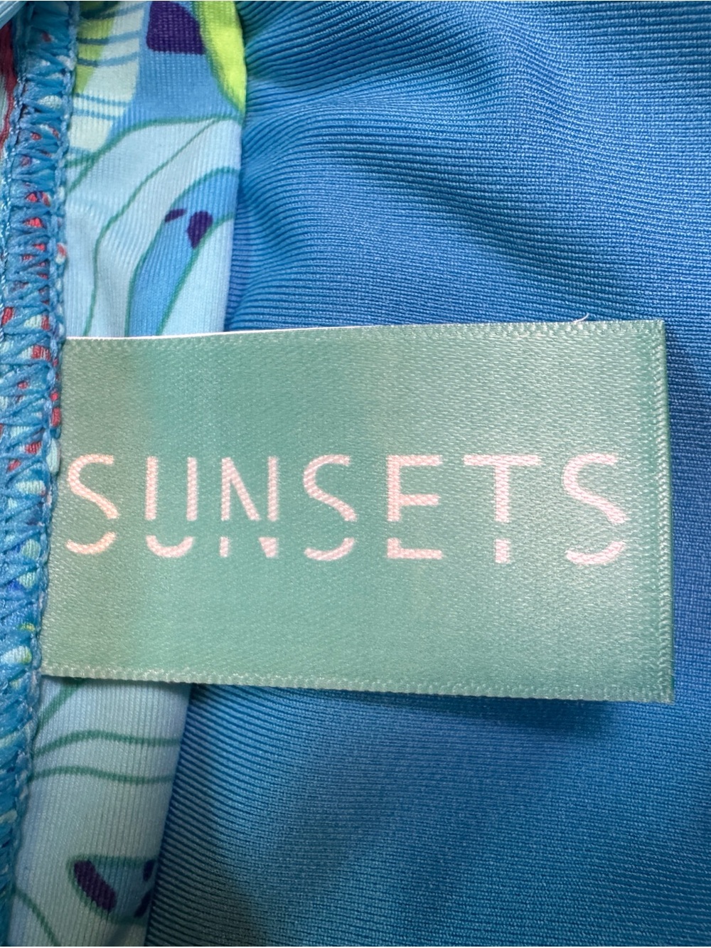 Sunsets Wild Palms Tropical Bikini Bottom Mid Rise XL Swimwear Separate - Picture 7 of 7